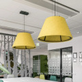 Gray Nordic Modern Felt Pendant Lamp In Home